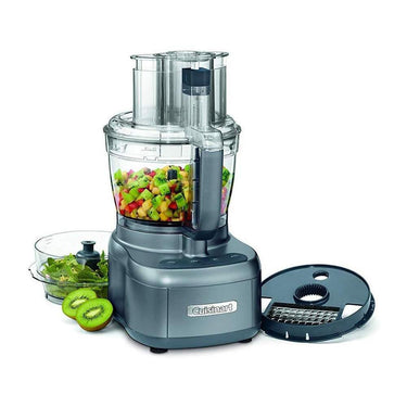 Cuisinart Elemental 13 Cup Food Processor with Dicing Kit Gunmetal FP-13DGM (Refurbished)