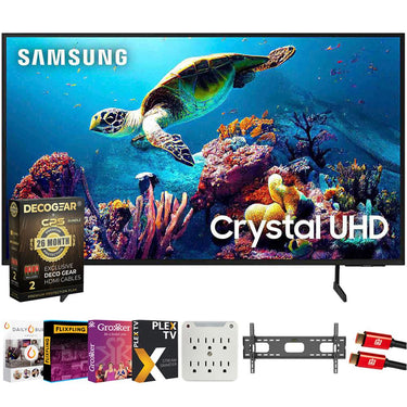 Samsung 60" DU6900 Crystal UHD 4K TV 2024 + 26 Months Protection + Movies Streaming Pack
