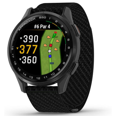 Garmin Approach S50, Advanced Golf GPS Smartwatch, AMOLED Display, On-Course Features