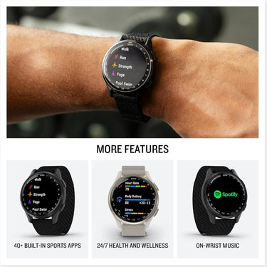 Garmin Approach S50, Advanced Golf GPS Smartwatch, AMOLED Display, On-Course Features