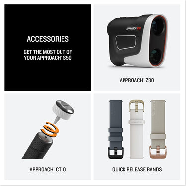 Garmin Approach S50, Advanced Golf GPS Smartwatch, AMOLED Display, On-Course Features