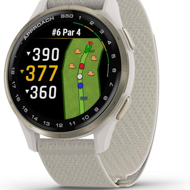 Garmin Approach S50, Advanced Golf GPS Smartwatch, AMOLED Display, On-Course Features