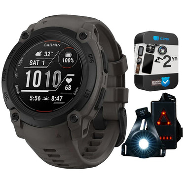 Garmin Instinct E 40mm Rugged Outdoor GPS Smartwatch + 2-YR CPS Protection +Safety Pack