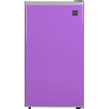 RCA IGLOO Mini Refrigerator 3.2 Cu Ft Fridge Purple with 3 Year Warranty