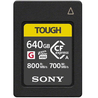 Sony CEA-G640T CFexpress Type A Memory Card, 640GB w/ Lexar CFexpress Reader