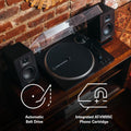 Audio-Technica AT-LP70X-BZ Fully Automatic Belt-Drive Turntable, Black/Bronze