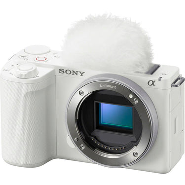 Sony ZV-E10 II Mirrorless Camera White + 11mm F1.8 Lens Kit & Accessories Bundle