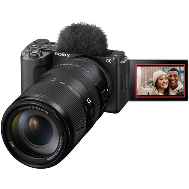 Sony ZV-E10 II Mirrorless Camera Black + 70-350mm G OSS Lens Kit & Accessories Bundle