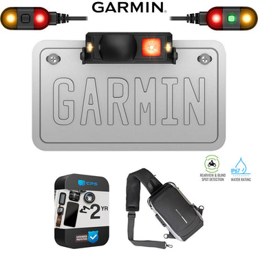 Garmin zumo R1 Radar, Motorcycle Rearview & Blind Spot Detection + 2 Yr Warranty Bundle