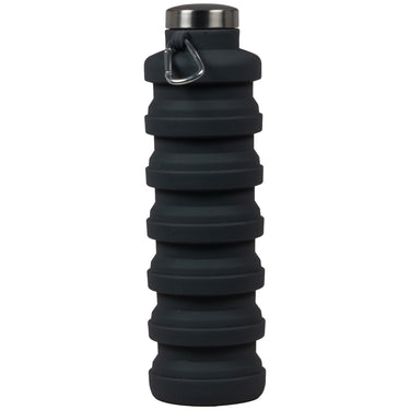 Deco Essentials Collapsable Water Bottle BPA Free 24oz (Gray/Stainless)