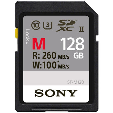 Sony Memory Card 128GB x 2, UHS-II SD, CL10, U3, Max R260MB/s Bundle with Accessories