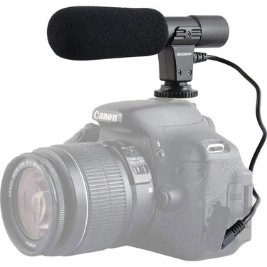 Deco Gear Universal Mini Condenser Shotgun Microphone - MCSM100BK - Open Box