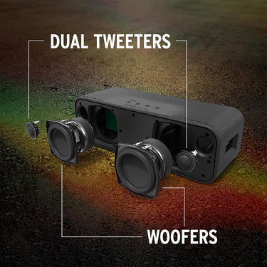 Klipsch Detroit Portable Bluetooth Speaker; IP67 Waterproof; 20h Playtime - Open Box