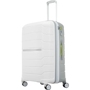 Samsonite Freeform 24 Medium Spinner Luggage; White/Grey - Open Box