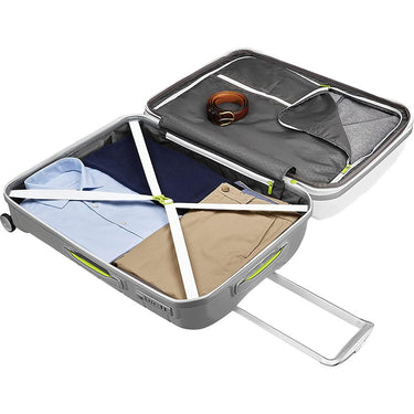 Samsonite Freeform 28 Large Spinner Luggage; White/Grey - Open Box