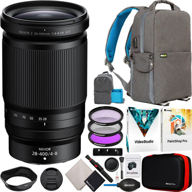 Nikon NIKKOR Z 28-400mm f/4-8 VR Full Frame Lens for Z-Mount Mirrorless 20125 Bundle