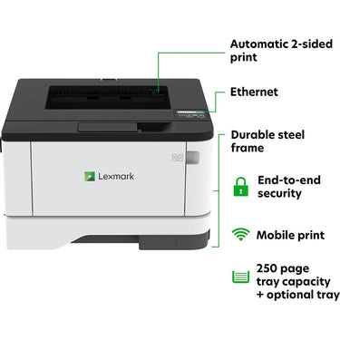 Lexmark MS431dw Wireless Black and White Laser Printer (29S0100)
