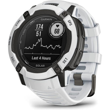 Garmin Instinct 2X Solar Smartwatch Whitestone + Bottle & Heart Rate Strap M-XL