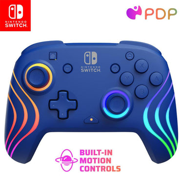 PDP Afterglow Wave Wireless Pro Controller with Full Motion for Nintendo Switch