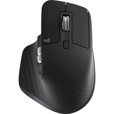 Logitech MX Master 3S Performance Wireless Mouse Black with Foam Wrist Pads