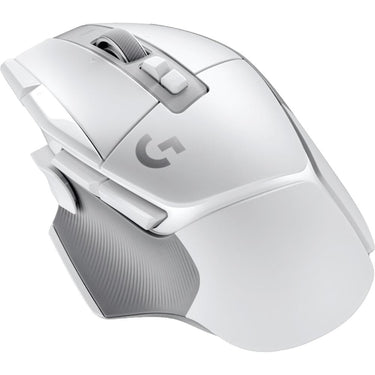 Logitech G502 X Lightspeed Wireless Gaming Mouse White with Charging & Mouse Pad