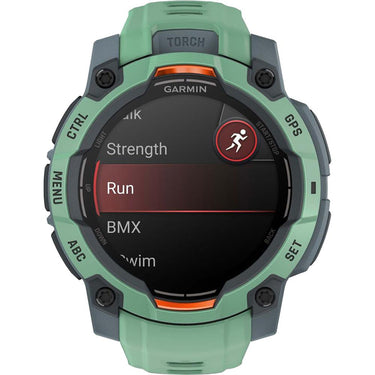 Garmin Instinct 3 45mm Outdoor GPS Smartwatch, AMOLED w/ HRM 200 (M-XL) Bundle