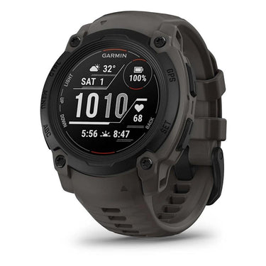 Garmin Instinct E 40mm Rugged Outdoor GPS Smartwatch (Charcoal) + HRM 200 (M-XL) Bundle
