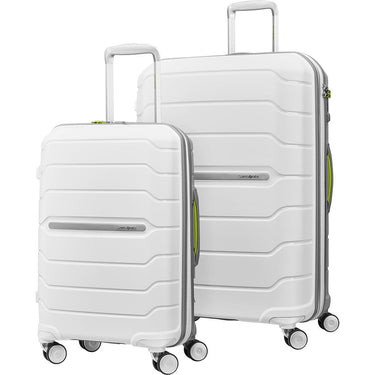 Samsonite Freeform Hardside Expandable Spinner Luggage 2PC Set(21/28) White/Grey