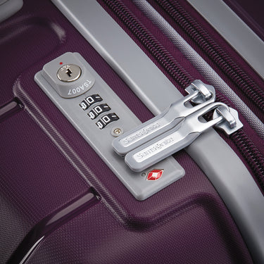 Samsonite Freeform Hardside Expandable Spinner Luggage 2PC Set(21/28-Carry-on/Large)Purple