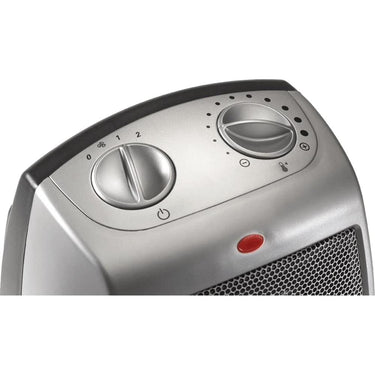 Lasko Ceramic Heater with Adjustable Thermostat in Silver 2 Pack