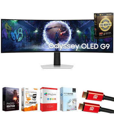 Samsung 49" Odyssey 240Hz OLED G9 Curved Gaming Monitor + 26 Months Protection Bundle