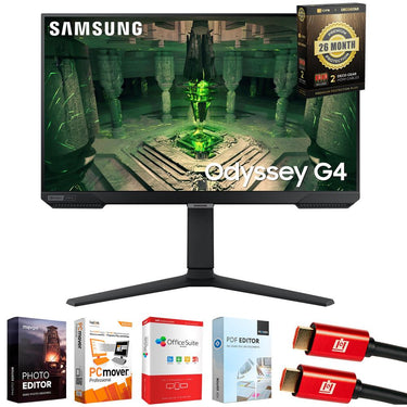 Samsung 25" Odyssey G4 Series FHD IPS 240Hz Gaming Monitor + 26 Months Protection Bundle