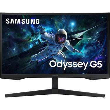 Samsung 27" Odyssey G55C QHD 1000R Curved Gaming Monitor + 26 Months Protection Bundle