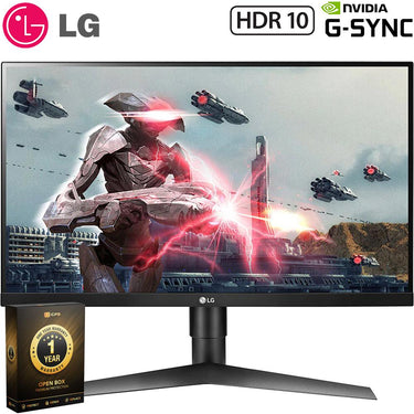 LG 27'' UltraGear FHD IPS G-Sync Gaming Monitor Open Box with 1 Year Warranty