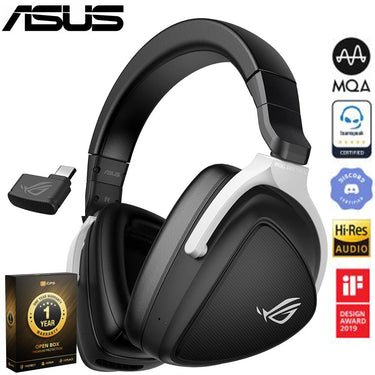 Asus Wireless Gaming Headset 50mm Drivers AI Mic Open Box with 1 Year Warranty
