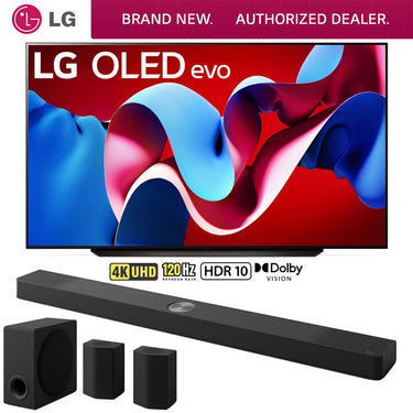 LG 83" OLED evo C4 Series Smart TV 4K Processor (2024) + 9.1.5ch Soundbar Bundle