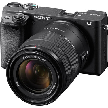 Sony a6400 Interchangeable-Lens Camera w/18-135mm Lens OPEN BOX +1 Year Warranty Pack