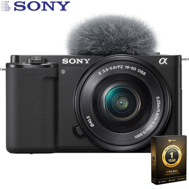 Sony Alpha ZV-E10 Interchangeable Lens Camera w/ 16-50mm Lens OPEN BOX +1 YR Warranty