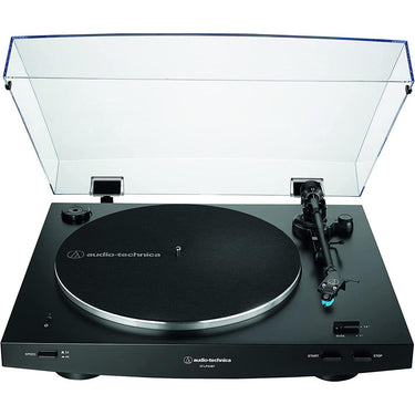 Audio-Technica Fully Automatic Wireless Belt-drive Turntable, Black w/ 2 Year Warranty Bundle
