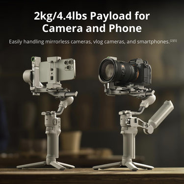 DJI RS 4 Mini, Gimbal Stabilizer for Camera, Intelligent Tracking, Camera Gimbal