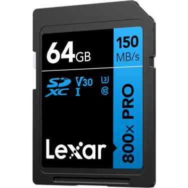 Lexar High-Performance 800x PRO BLUE Series 64GB SDXC Memory Card