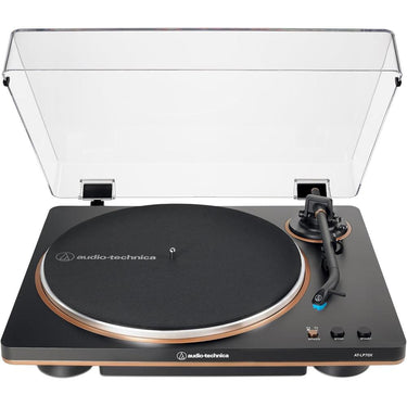 Audio-Technica Fully Automatic Belt-Drive Turntable, Black/Bronze w/ 2 Yr Warranty Bundle