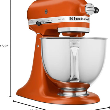 KitchenAid Artisan Series 5-Quart Tilt-Head Stand Mixer in Scorched Orange - KSM150PSSC