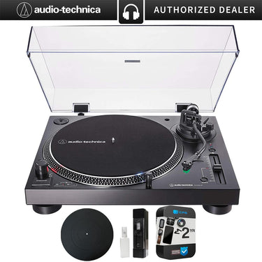 Audio-Technica Wireless Direct-Drive Turntable + Mat +Cleaning Fluid System + 2YR Warranty Pack