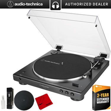 Audio-Technica Automatic Belt-Drive BT Stereo Turntable +Mat +Cleaning Fluid +2YR Warranty Pack