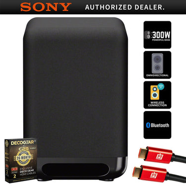 Sony SA-SW5 7.1" Wireless Subwoofer for HT-A9/A7000 + 26 Months Protection Bundle