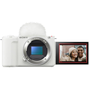 Sony  ZV-E10 II Mirrorless Camera Body White + ACCVC2 Vlogger Tripod & Mic Kit