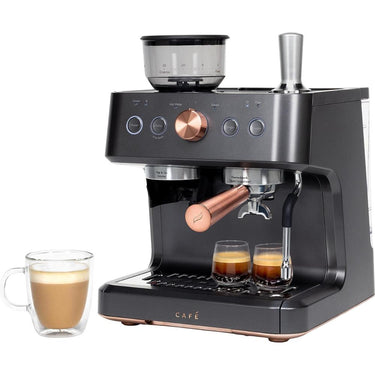Cafe Bellissimo Semi Automatic Espresso Machine  Matte Black