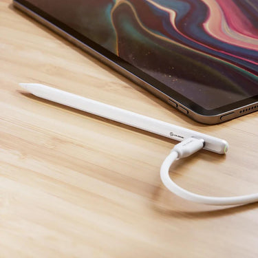 ALOGIC iPad Stylus Pen with USB-C & Wireless Charging in White - ALIPSW-WH