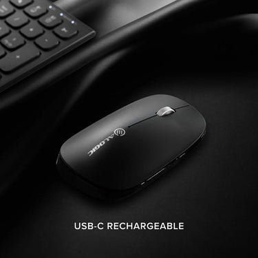 ALOGIC Echelon USB-C Rechargeable Wireless Mouse and Keyboard for Windows - ASKBT3WC